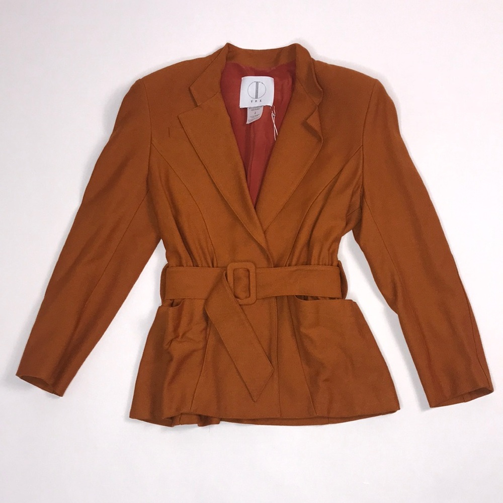 Tre by Natalie Ratabesi The Venus Jacket in Rust NWT Size 2